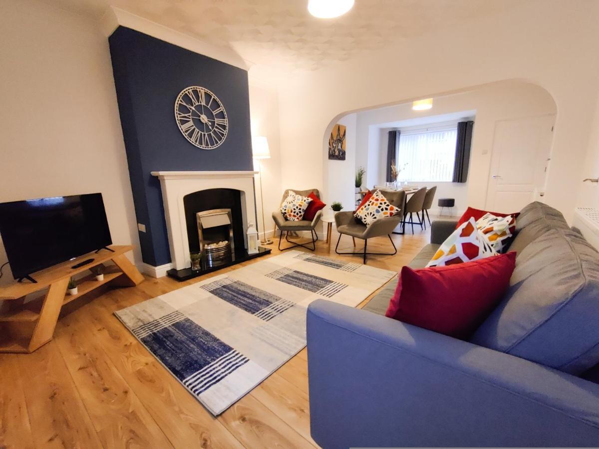 3Br-St Johns Hse-Free Parking-Workers-Kitchen-Wifi-Dog Friendly Appartement Doncaster Buitenkant foto