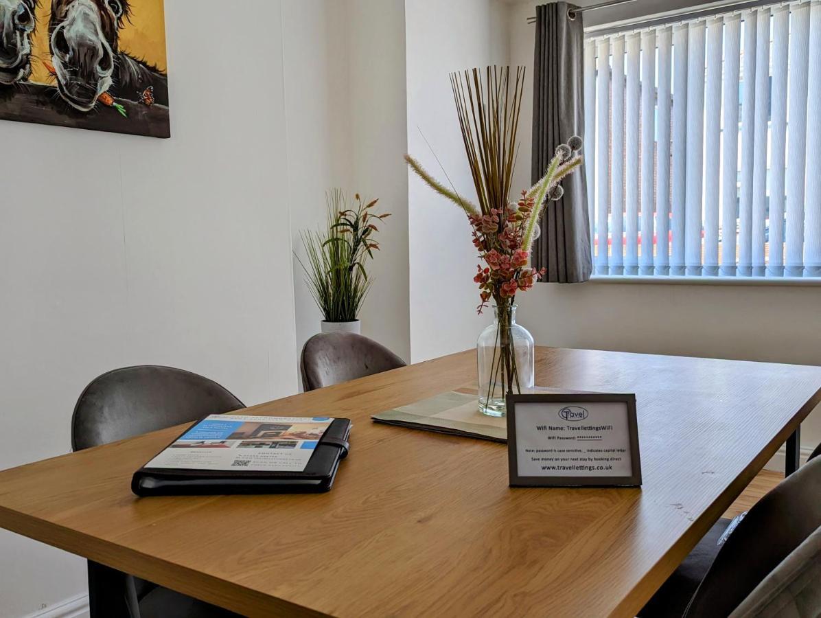 3Br-St Johns Hse-Free Parking-Workers-Kitchen-Wifi-Dog Friendly Appartement Doncaster Buitenkant foto