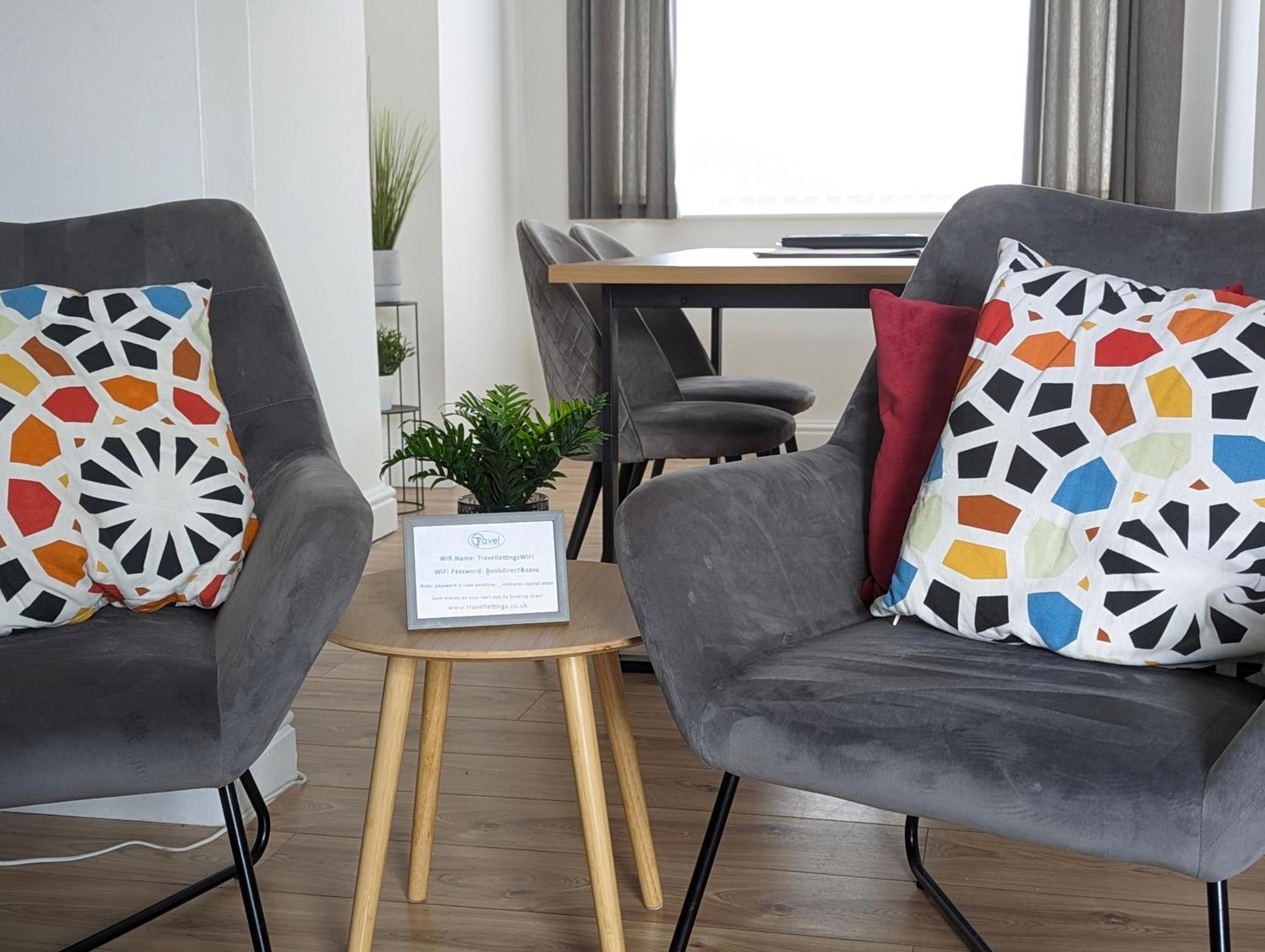 3Br-St Johns Hse-Free Parking-Workers-Kitchen-Wifi-Dog Friendly Appartement Doncaster Buitenkant foto